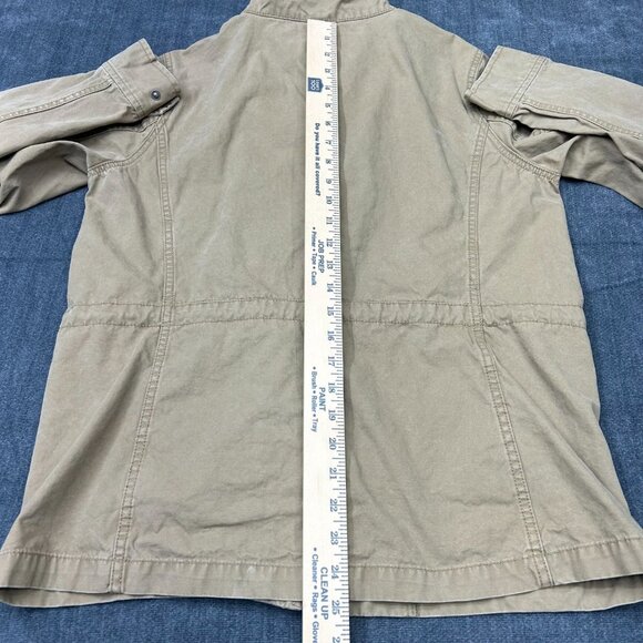 Madewell Chore Coat Womens Large Full Zip Tan Khaki Workwear Barn Jacket - Picture 7 of 8